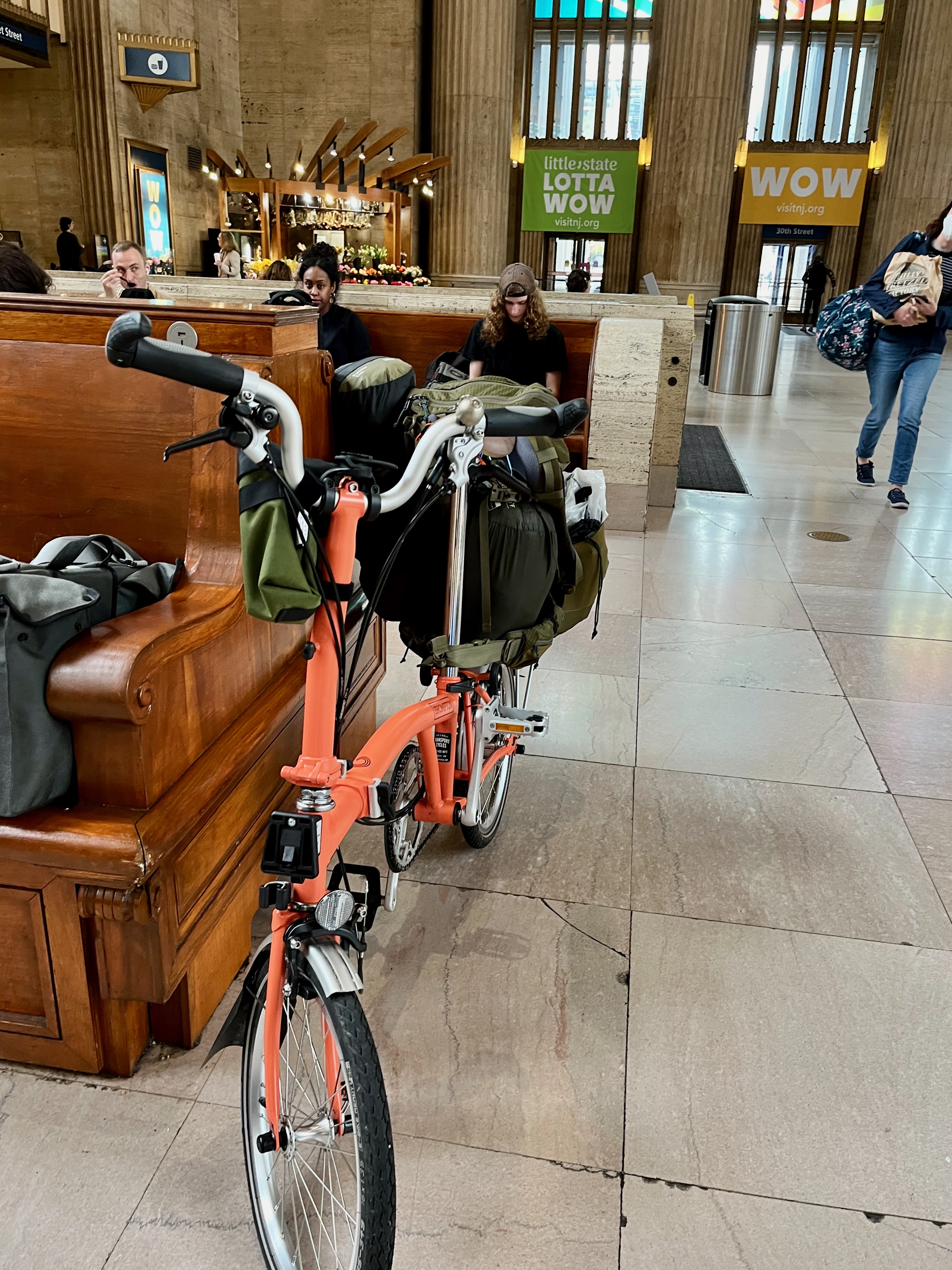 Bike at 30th St Station, Philadelphia