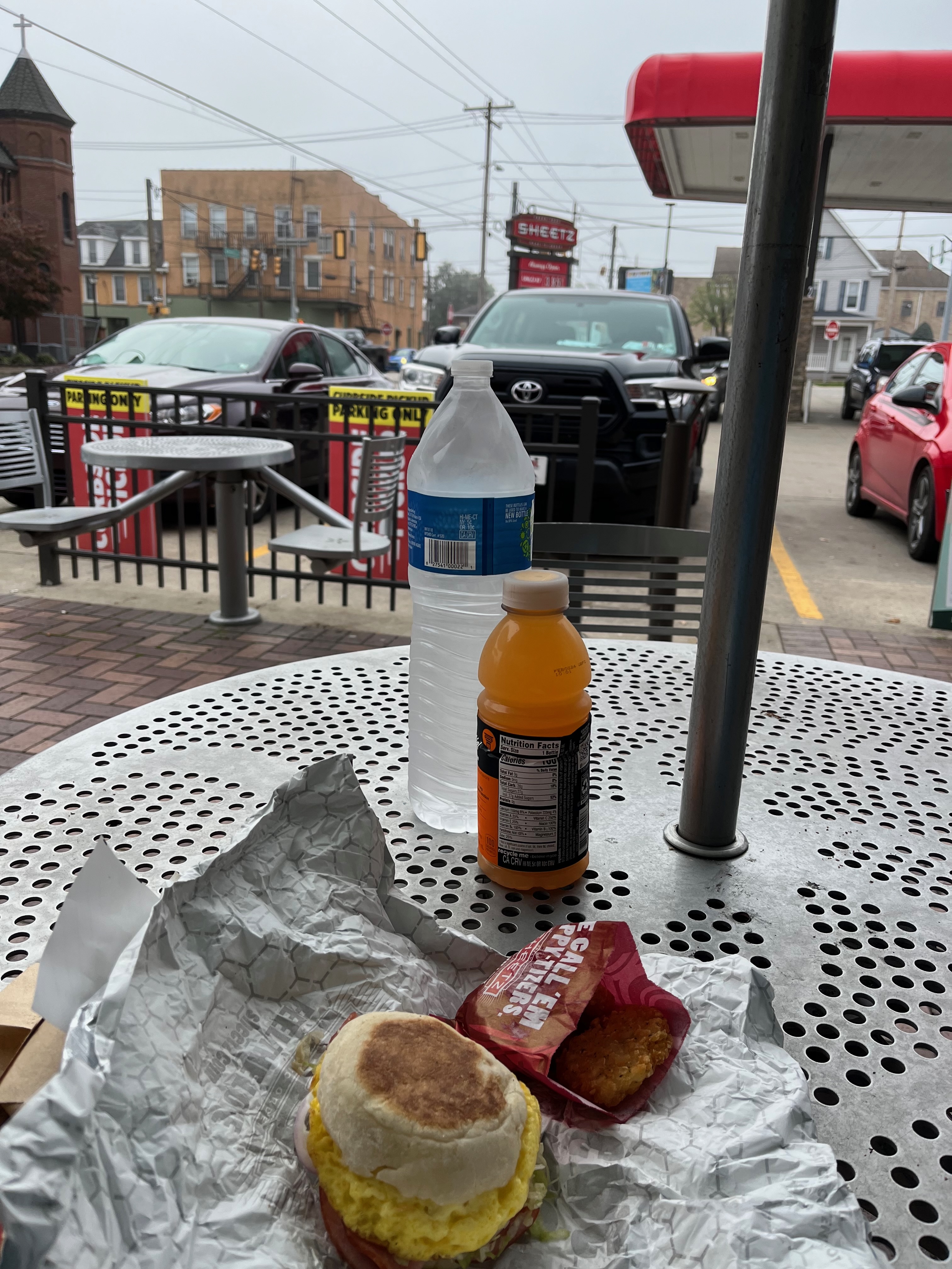 Sheetz breakfast!